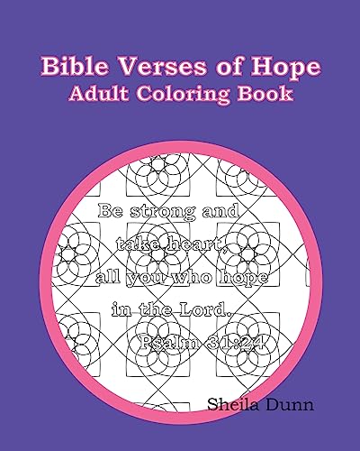 Stock image for Bible Verses of Hope: Adult Coloring Book for sale by THE SAINT BOOKSTORE