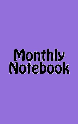 Beispielbild fr Monthly Notebook zum Verkauf von Revaluation Books