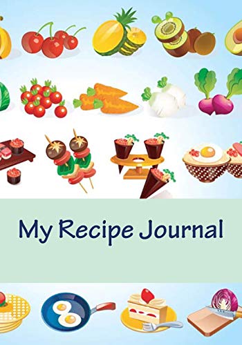 9781530505739: Recipe Journal: 7 x 10, 112 Pages (Recipe Journal to write in)