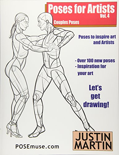 9781530618040: Poses for Artists Volume 4 - Couples Poses: An essential reference for figure drawing and the human form (Inspiring Art and Artists)