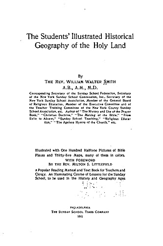 9781530635184: The Students' Illustrated Historical Geography of the Holy Land