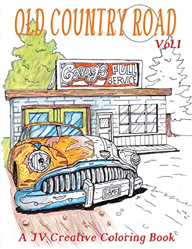 Beispielbild fr Old Country Road: Adult coloring book zum Verkauf von Save With Sam