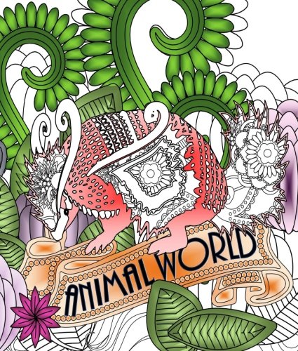 Stock image for Animal World (Adult Coloring Books) for sale by Revaluation Books