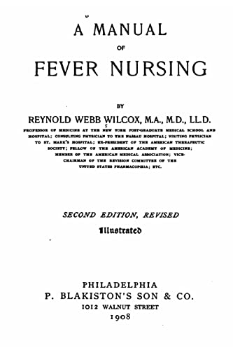 Imagen de archivo de A Manual of Fever Nursing a la venta por THE SAINT BOOKSTORE