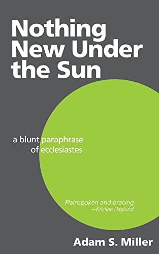 Stock image for Nothing New Under the Sun: A Blunt Paraphrase of Ecclesiastes for sale by Jenson Books Inc