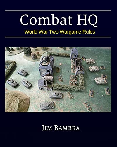 Beispielbild fr Combat HQ World War Two Wargame Rules Volume 1 zum Verkauf von PBShop.store US