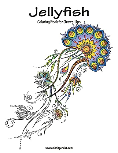 Beispielbild fr Jellyfish Coloring Book for Grown-Ups 1: Volume 1 zum Verkauf von WorldofBooks