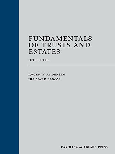 Stock image for Fundamentals of Trusts and Estates for sale by Irish Booksellers