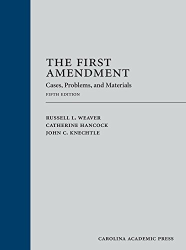 Imagen de archivo de The First Amendment: Cases, Problems, and Materials a la venta por SecondSale