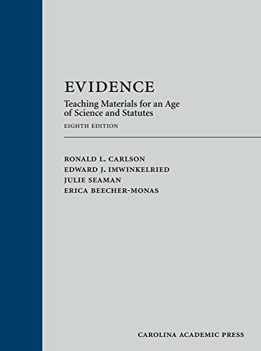 Stock image for Evidence: Teaching Materials for an Age of Science and Statutes for sale by HPB-Red