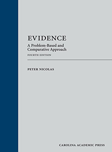 Beispielbild fr Evidence: A Problem-Based and Comparative Approach zum Verkauf von BooksRun
