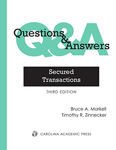 Beispielbild fr Questions & Answers: Secured Transactions, Multiple-Choice and Short-Answer Questions and Answers zum Verkauf von BooksRun