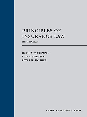 Beispielbild fr Principles of Insurance Law zum Verkauf von BooksRun