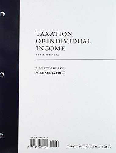 Imagen de archivo de Taxation of Individual Income a la venta por GF Books, Inc.