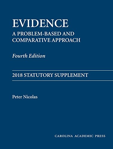 9781531009069: Evidence 2018: Statutory Supplement