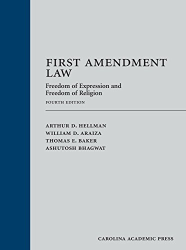 Beispielbild fr First Amendment Law: Freedom of Expression and Freedom of Religion zum Verkauf von HPB-Red