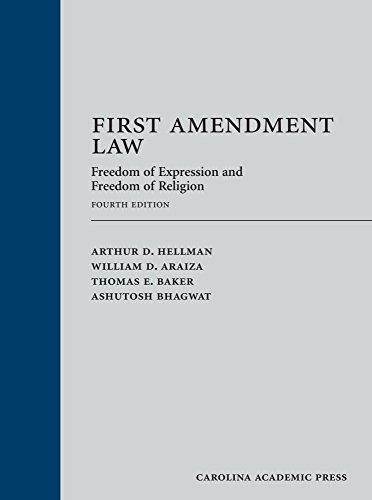 Stock image for First Amendment Law: Freedom of Expression and Freedom of Religion for sale by HPB-Red