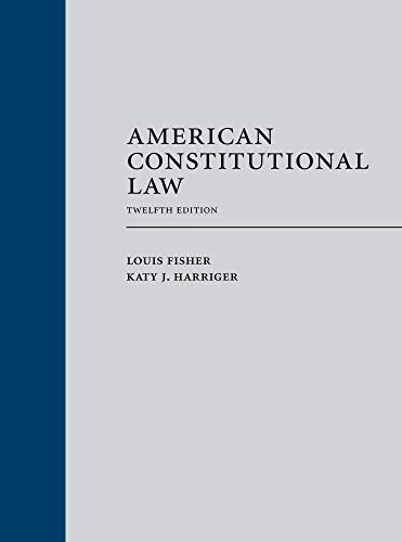 Imagen de archivo de American Constitutional Law a la venta por Revaluation Books