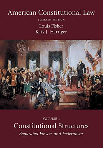 Stock image for American Constitutional Law, Volume One: Constitutional Structures: Separated Powers and Federalism for sale by Textbooks_Source