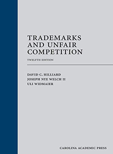 Beispielbild fr Trademarks and Unfair Competition zum Verkauf von Revaluation Books