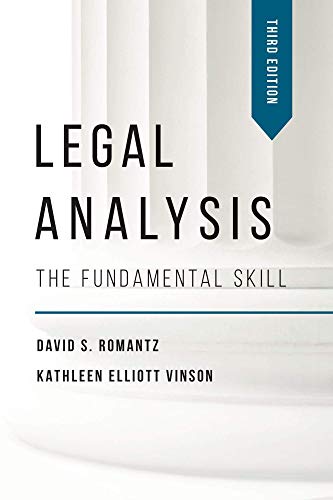 Beispielbild fr Legal Analysis: The Fundamental Skill, Third Edition zum Verkauf von SecondSale