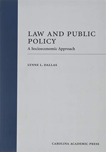 Beispielbild fr Law and Public Policy (Paperback): A Socioeconomic Approach zum Verkauf von Textbooks_Source