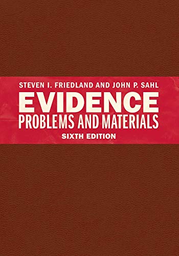 Imagen de archivo de Evidence Problems and Materials a la venta por BooksRun