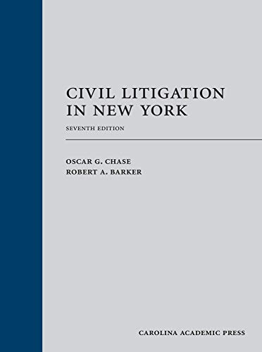Beispielbild fr Civil Litigation in New York zum Verkauf von BooksRun
