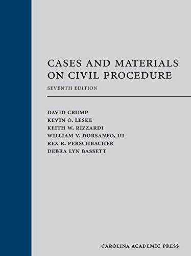 Stock image for Cases and Materials on Civil Procedure for sale by SGS Trading Inc