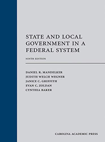 Beispielbild fr State and Local Government in a Federal System zum Verkauf von BooksRun