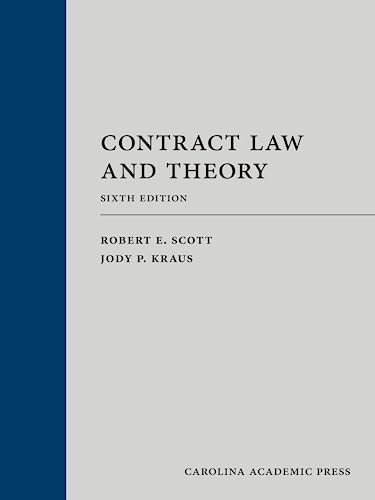 Beispielbild fr Contract Law and Theory zum Verkauf von BooksRun