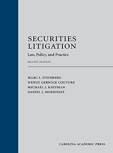 Stock image for Securities Litigation: Law, Policy, and Practice for sale by GF Books, Inc.