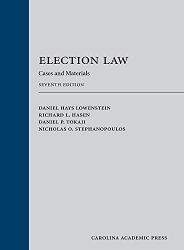 Stock image for Election Law: Cases and Materials for sale by BooksRun