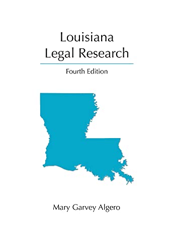 Beispielbild fr Louisiana Legal Research (Legal Research Series) zum Verkauf von BooksRun