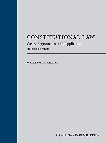 Stock image for Constitutional Law: Cases, Approaches, and Application for sale by SecondSale
