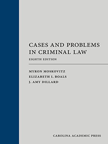Beispielbild fr Cases and Problems in Criminal Law zum Verkauf von BooksRun