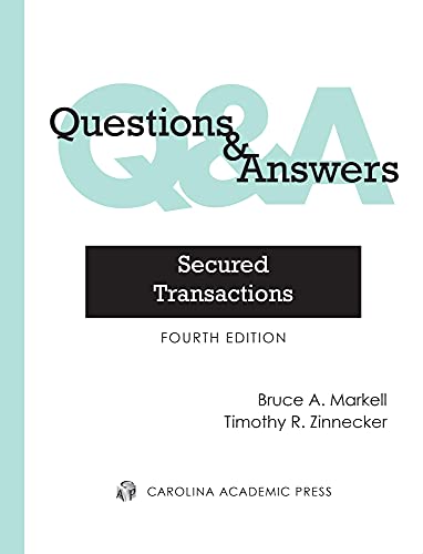 Beispielbild fr Questions & Answers: Secured Transactions (Questions & Answers Series) zum Verkauf von BooksRun