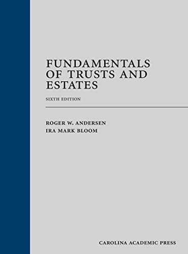 Beispielbild fr Fundamentals of Trusts and Estates zum Verkauf von BooksRun