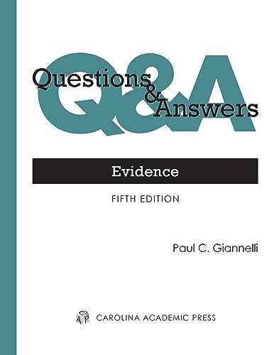 Stock image for Questions & Answers: Evidence (Questions & Answers Series) for sale by Books Unplugged