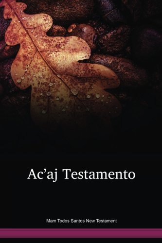 Stock image for Mam Todos Santos New Testament for sale by GF Books, Inc.
