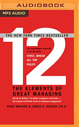 Stock image for 12: The Elements of Great Managing for sale by Revaluation Books