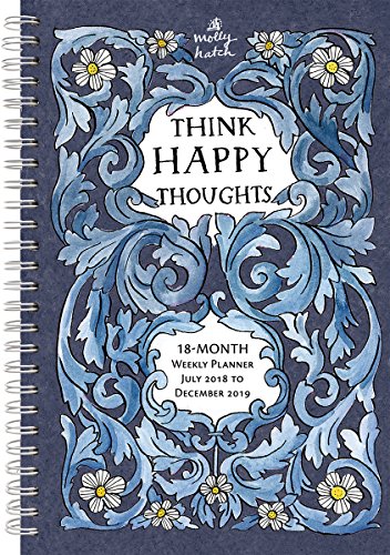 Imagen de archivo de 2019 Think Happy Thoughts 18-Month Weekly Planner: By Sellers Publishing a la venta por Buchpark