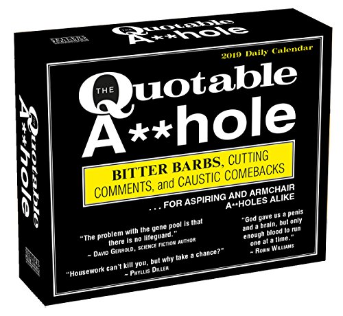 9781531905231: 2019 the Quotable A**hole Boxed Daily Calendar: By Sellers Publishing
