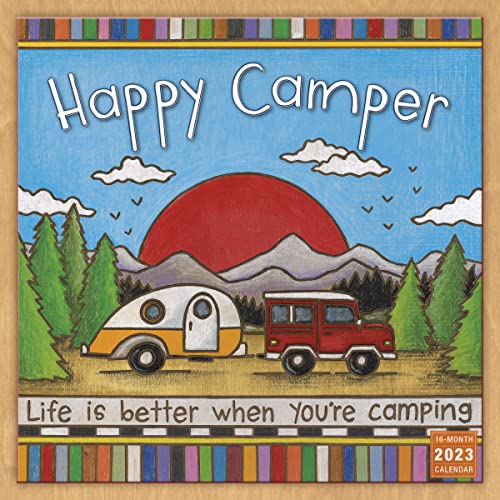 Beispielbild fr Happy Camper 2023 Calendar (WALL 16 MONTH) zum Verkauf von Monster Bookshop