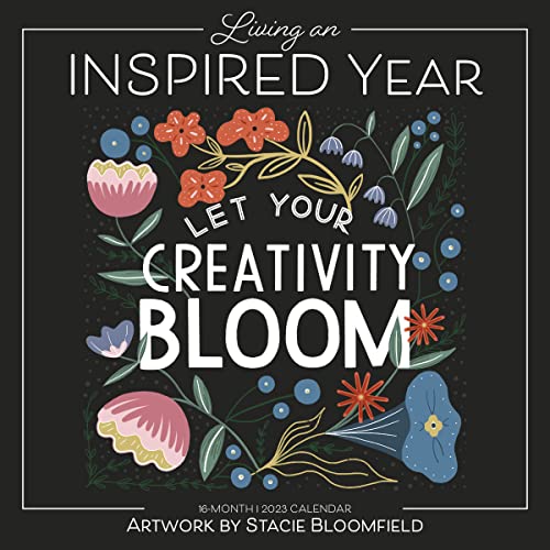 9781531916558: Living an Inspired Year September 2022-December 2023 Calendar: Let Your Creativity Bloom (WALL 16 MONTH)