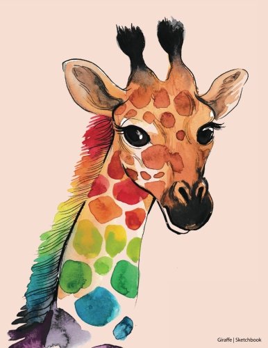 Giraffe Sketchbook: Cute Sketchbook, Blank Book, Drawing Pad ...