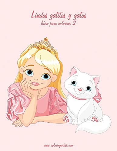 Imagen de archivo de Lindos gatitos y gatos libro para colorear 2 Volume 2 a la venta por PBShop.store US