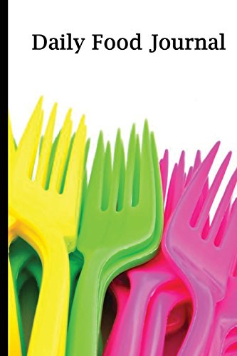 Stock image for Daily Food Journal: Colorful Forks, Blank Daily Food Journal Book And Planner, 6 x 9, 100 Pages to write in [Soft Cover ] for sale by booksXpress