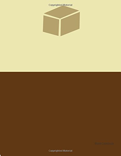 Imagen de archivo de Blank Cookbook: Brown 2 (Recipe Journals, Recipes, Blank Cookbook) a la venta por Once Upon A Time Books