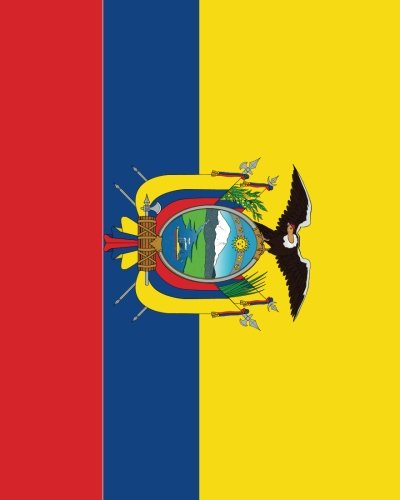 Beispielbild fr Flag of the Republic of Ecuador Notebook: College Ruled Writer's Notebook for School, the Office, or Home! (8 x 10 inches, 120 pages) zum Verkauf von Buchpark